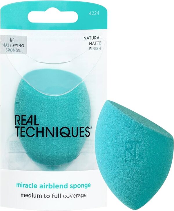 REAL TECHNIQUES Miracle Airblend Sponge ريل تكنيك أسفنجة مكياج