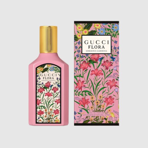 GUCCI FLORA GORGEOUS GARDENIA, 50ML, EAU DE PARFUM كوتشي فلورا عطر للنساء