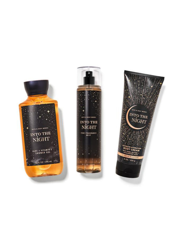 Bath & body works Into the Night gift set باث اند بادي سيت العناية بالجسم