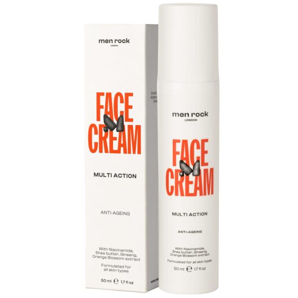 MEN ROCK FACE CREAM MULTI-ACTION,50ml كريم ضد الشيخوخة للرجال