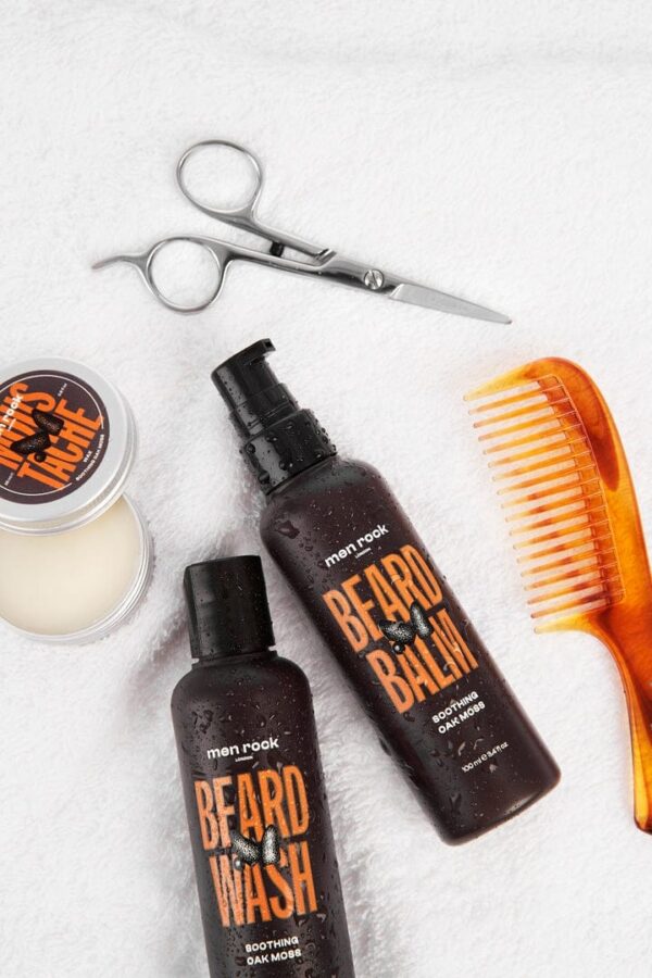 MEN ROCK BEARDY BELOVED DUO KIT - OAK MOSS, مجموعة عناية باللحية