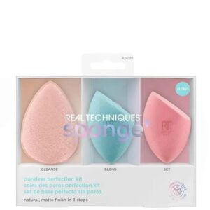 Real techniques Poreless Perfection Set ريل تكنيك مجموعة اسفنجات الكمال