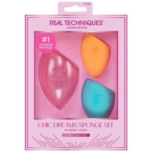 Real techniques Limited Edition Chic Dreams Sponge Set ريل تكنيك مجموعة تشيك دريمز باصدار محدود