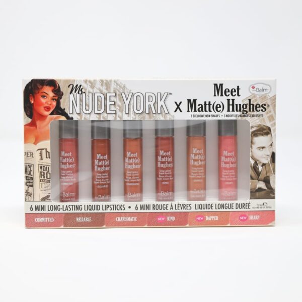 The balm Ms. Nude York x Meet Matt(e) Hughesذا بالم سيت احمر شفاه