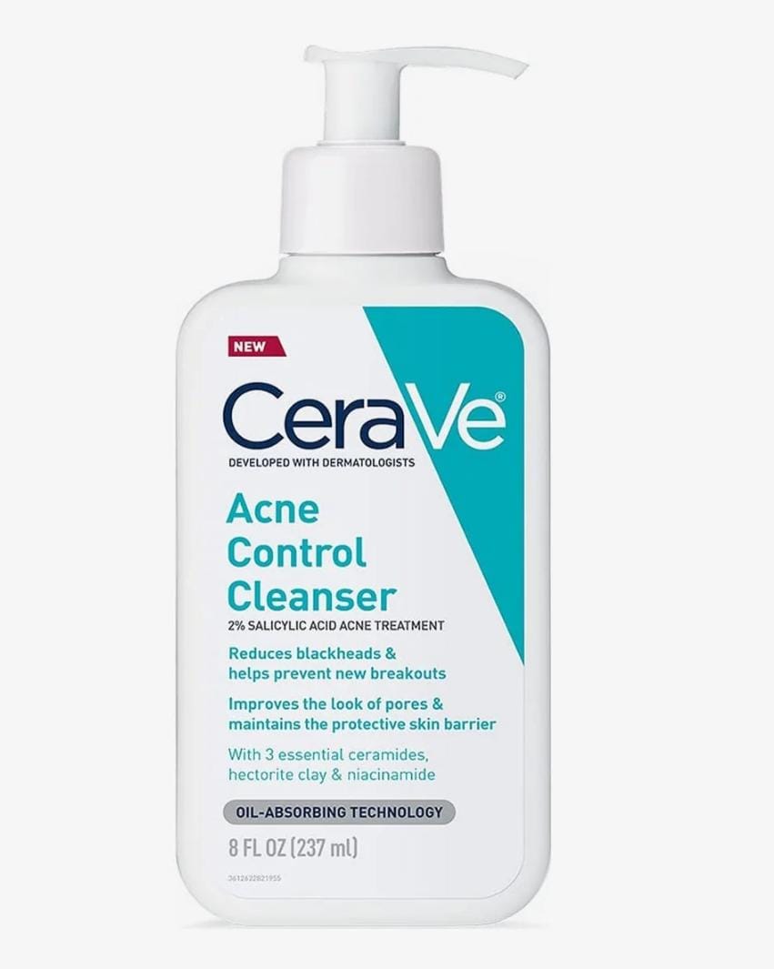 Cerave Acne Control Cleanser 2% SALICYLIC ACID ACNE TREATMENT سيرافي غسول اكني كونترول
