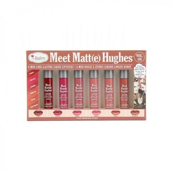 The Balm Meet Matte Hughes Liquid Lipstick Set vol.9 ذا بالم سيت احمر شفاه ميني