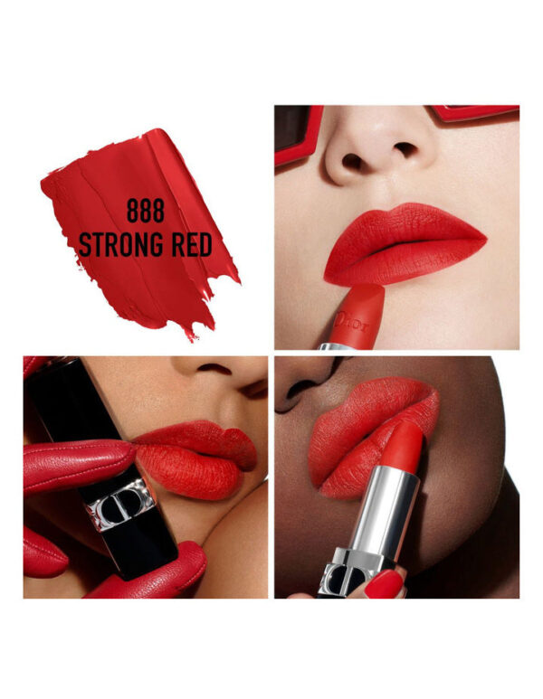 DIOR Rouge Dior Couture Colour Refillable Lipstick 888 Strong Red احمر شفاه من ديور