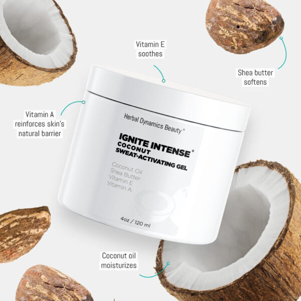 Herbal dynamics beauty IGNITE INTENSE® COCONUT SWEAT ACTIVATING GEL جل جوز الهند المنشط