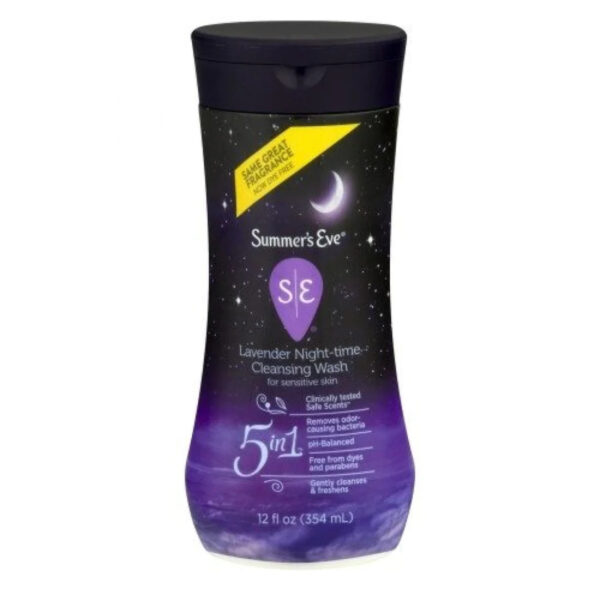 Summer’s eve Lavender Night-time Daily Refreshing Wash 354ml غسول المناطق الحساسة الليلي باللافندر