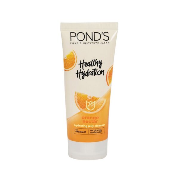 Pond's Healthy Hydration Orange Nectar Hydrating Gel Cleanser بوند غسول مرطب للبشرة بالبرتقال