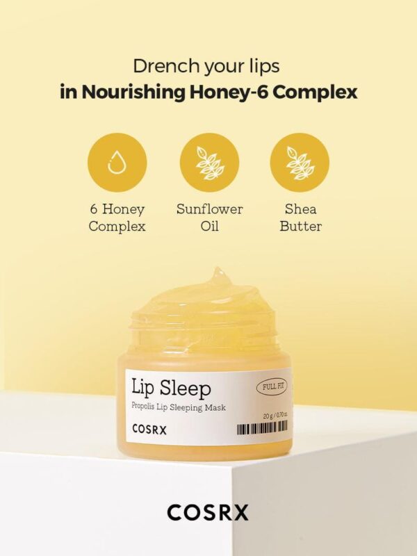 Cosrx Lip Sleep - Full Fit Propolis Lip Sleeping Mask,20g كوزركس ماسك ليلي للشفاه