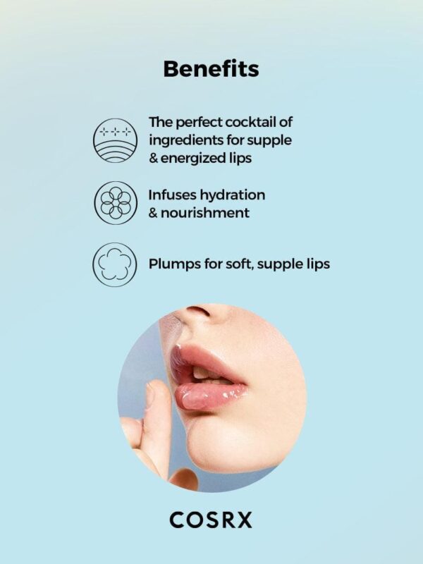 Cosrx Lip Plump - Refresh AHA BHA Vitamin C Lip Plumper,20g كوزركس جل العناية بالشفاه الشامل