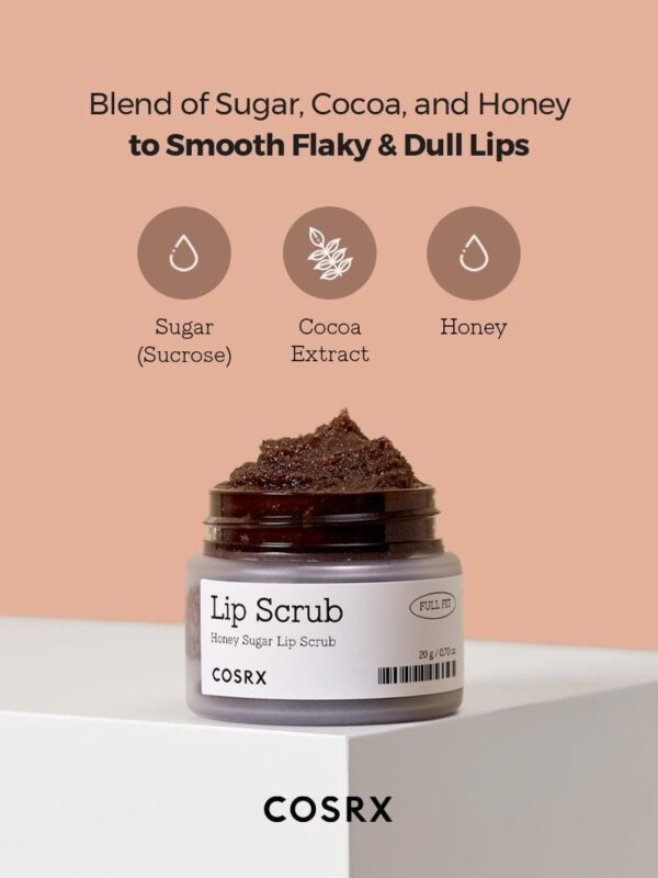 Cosrx Lip Scrub - Full Fit Honey Sugar Lip Scrub,20g كوزركس مقشر شفاه بالعسل و السكر