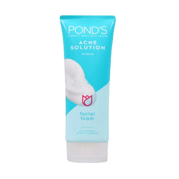 POND'S Acne Solution Anti-Ance Antiacne Facial Foam,100ml بوندز غسول للبشرة المعرضة للحبوب