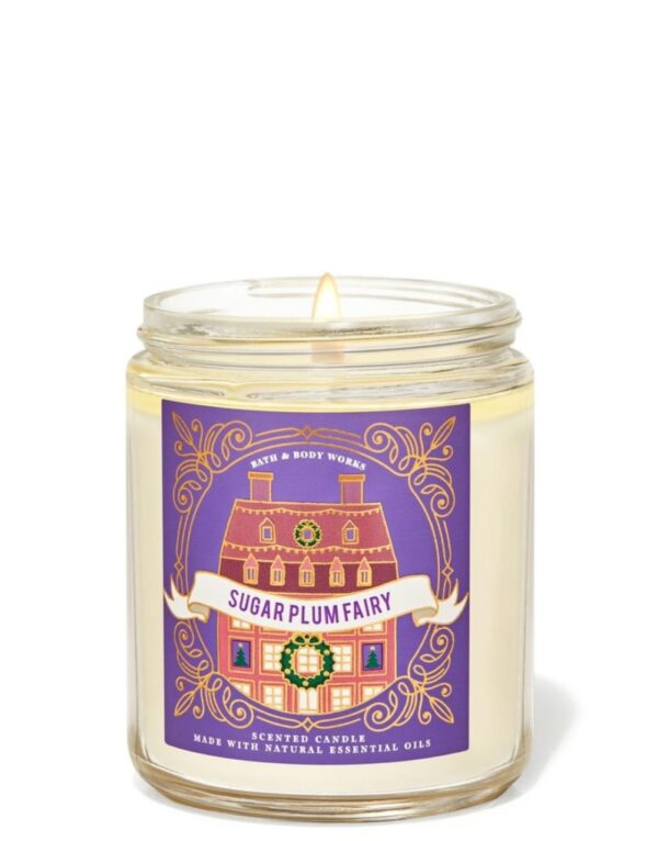 Bath & Body Works Sugar Plum Fairy 1-wick Candle, باث اند وركس شمعة معطرة