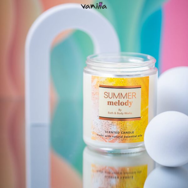 Bath & Body Works Summer Melody 1-wick Candle, باث اند وركس شمعة معطرة