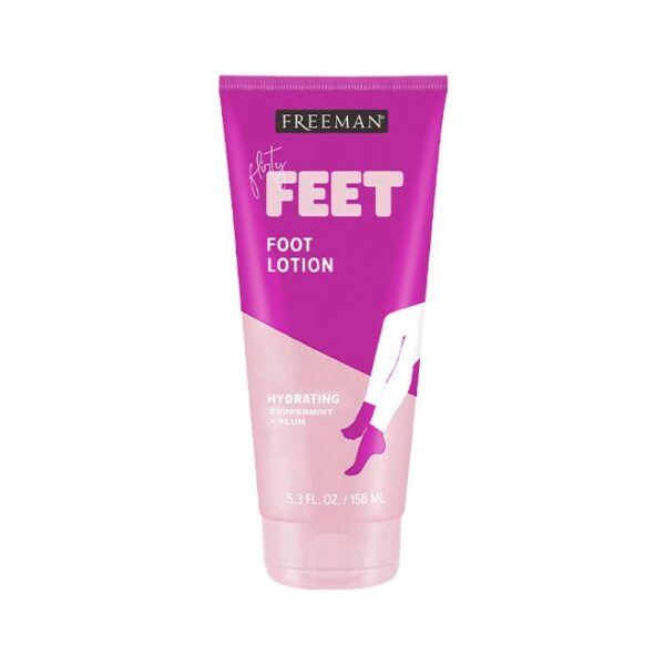 Freeman Flirty Feet Hydrating Peppermint & Plum Foot Lotion,156ml فريمان لوشن قدم مرطب بالنعناع