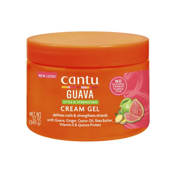 Cantu Guava Curl Style & Strengthen Cream Gel,340g كانتو كريم جل تصفيف و تقوية الشعر