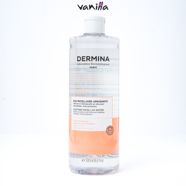 Dermina sensélina soothing micellar water + spray ديرمنا ماء ميسيلار المهدئ+ بخاخ مهدئ