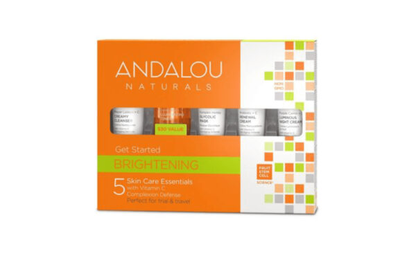 Andalou Naturals Get Started Brightening Kit مجموعة التفتيح للبشرة