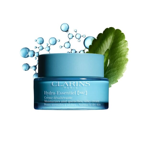 CLARINS Hydra-Essentiel Moisturizer + Hyaluronic Acid -Normal to dry skin كلارنس مرطب بالهايلرونك للبشرة
