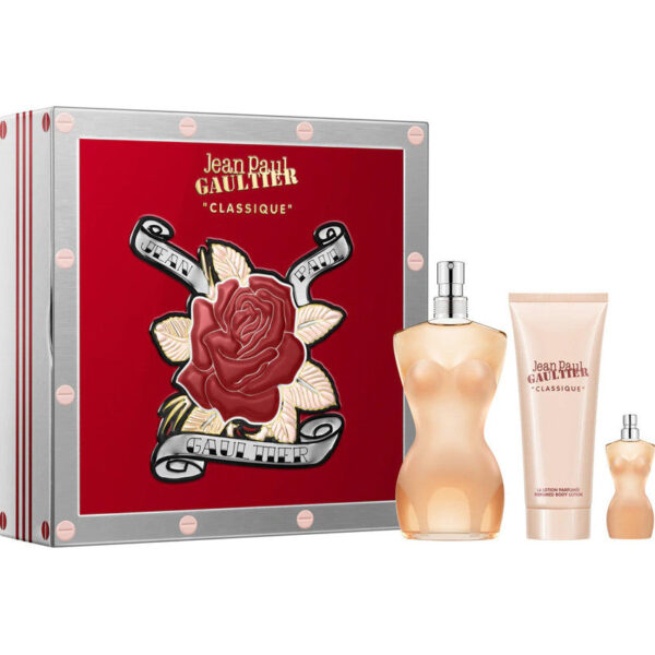 JEAN PAUL GAULTIER CLASSIQUE 3-piece Gift Set For Women بكج ثلاثي من جين باول للنساء