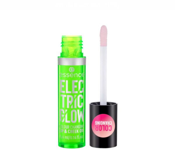 ESENCE Electric Glow Colour Changing Lip & Cheek Oil زيت توهج لتغيير لون الشفاه والخد