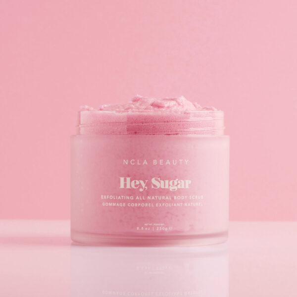 NCLA BEAUTY HEY, SUGAR PINK CHAMPAGNE BODY SCRUB 250g مقشر للجسم