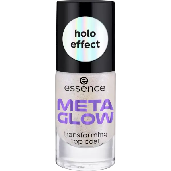 Essence META GLOW transforming top coat توب كوت لامع من اسنس