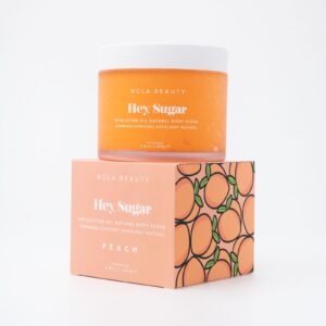 NCLA BEAUTY HEY, SUGAR PEACH BODY SCRUB 250g مقشر للجسم