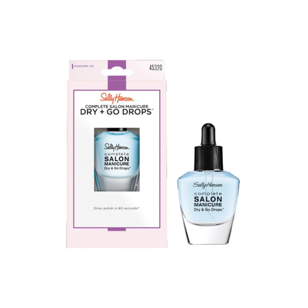 SALLY HANSEN COMPLETE SALON MANICURE DRY + GO DROPS قطرات مجففة لطلاء الأظافر