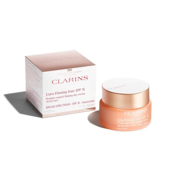 CLARINS Extra-Firming Day Cream SPF 15 كلارنس شد نهاري مع عامل حماية من الشمس