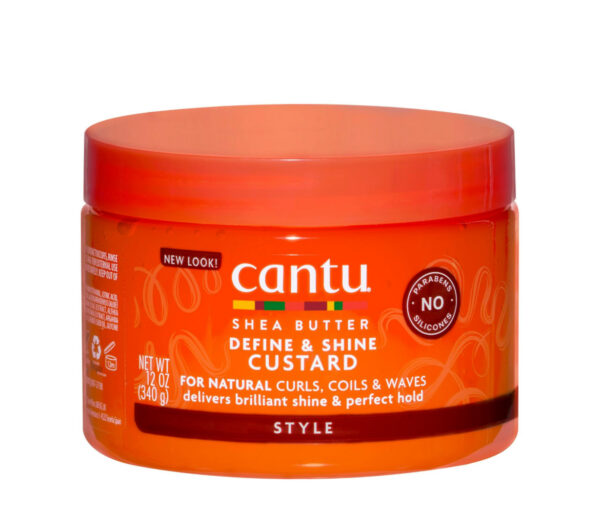 cantu Define & Shine custard كانتو مثبت الكاسترد للشعر