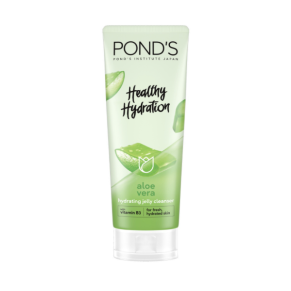 PONDS HEALTHY HYDRATION ALOE VERA بوندز غسول جل مرطب للبشرة بالالوفيرا