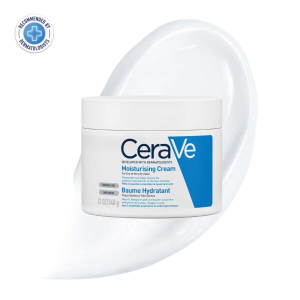 Cerave Moisturizing Cream for Dry to very dry skin(340 g ) سيرافي كريم مرطب للبشرة الجافة والجافة جداً