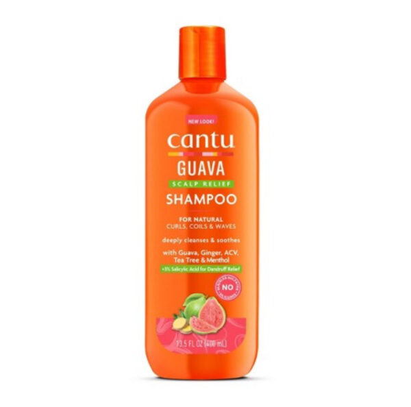 Cantu - Guava and Ginger - Anti-dandruff Shampoo كانتو الجوافة والزنجبيل شامبو ضد القشرة
