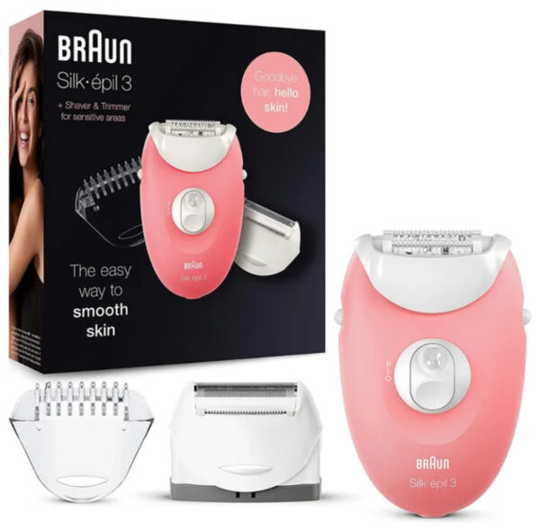 Braun +2Extras براون ماكينة ازالة وتهذيب الشعر