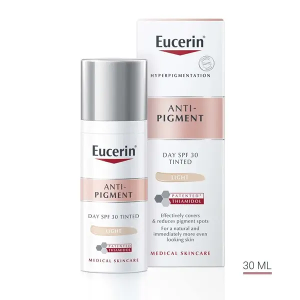 Eucerin Anti-Pigment Day Cream SPF 30,50 ml tinted يوسرين كريم نهاري ضد التصبغات ملون