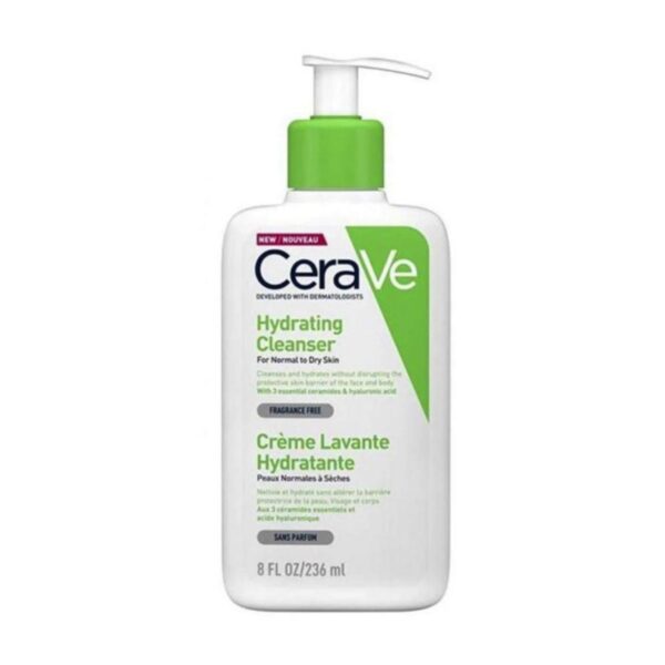 CeraVe Hydrating Cleanser for Normal to Dry Skin 236ml سيرافي غسول مرطب للبشرة العادية والجافة