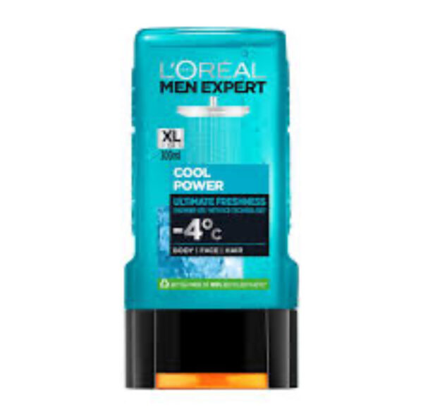 L'Oreal Men Expert Cool Power Shower Gel 300Ml لوريال جل استحمام منعش