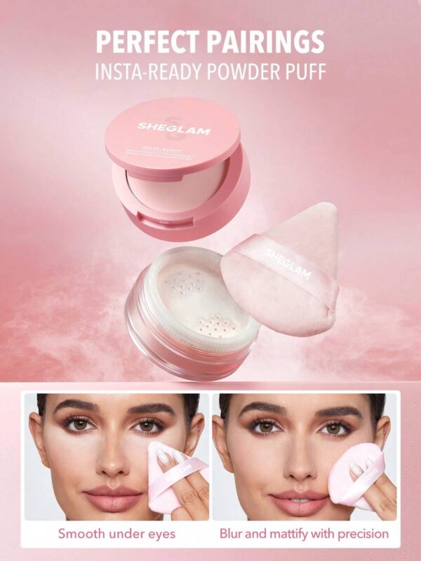 SHEGLAM Insta-Ready Powder Puff 3 pcs شيغلام اسفنجة مكياج ثلاث قطع