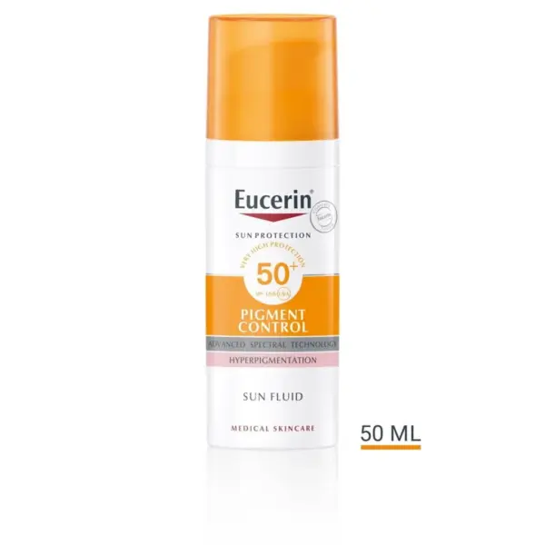 EUCERIN Sun Face Pigment Control Fluid SPF 50+ يوسرين واقي فلود من اشعة الشمس