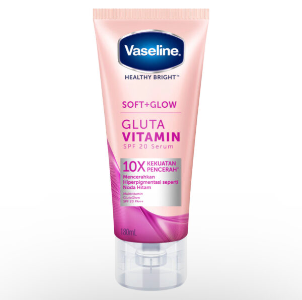 Vaseline Healthy Bright​ Soft+Glow Gluta Vitamin SPF 20 Serum فازلين سيروم هيلثي برايت + سوفت + جلو فيتامين جلوتا SPF 20