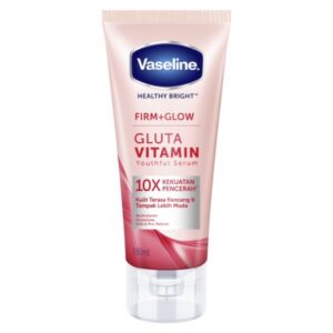 VASELINE HEALTHY BRIGHT FIRM GLOW GLUTA VITAMIN YOUTHFUL BODY SERUM 180ml فازلين هيلثي برايت سيروم شد الجسم