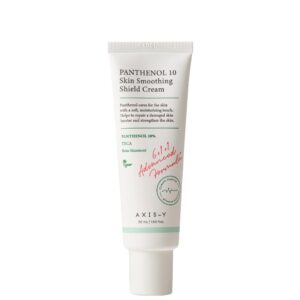 AXIS-Y Panthenol 10 Skin Smoothing Shield Cream 50ML اكسز واي كريم البانثينول 10 لتنعيم البشرة