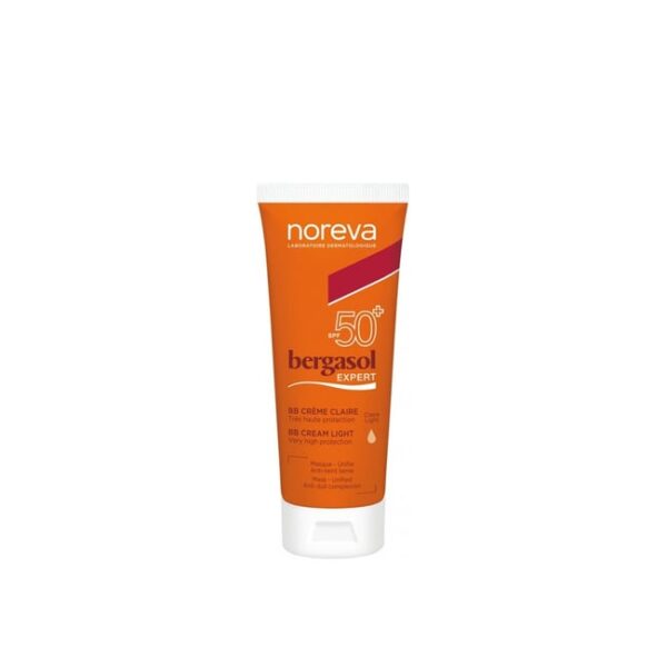 NOREVA BERGASOL EXPERT BB cream SPF50+Clear Light 40ml نوريفا بيبي كريم واقي حماية من الشمس