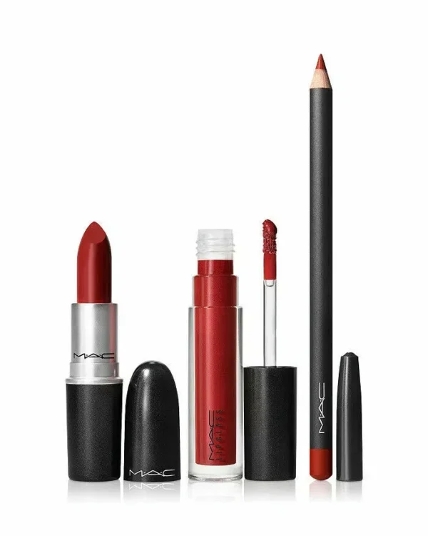 MAC Best Kept Secret Lip Kit: Red مجموعة الشفاه بيست كيبت سيكريت من ماك: أحمر