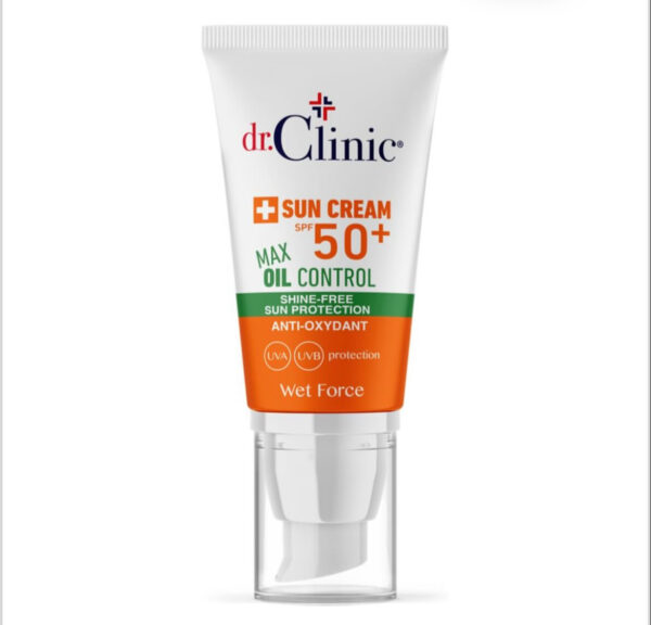 Dr.clinic sun cream spf50 oil control دوكتور كلينيك واقي شمس للبشرة الدهنية