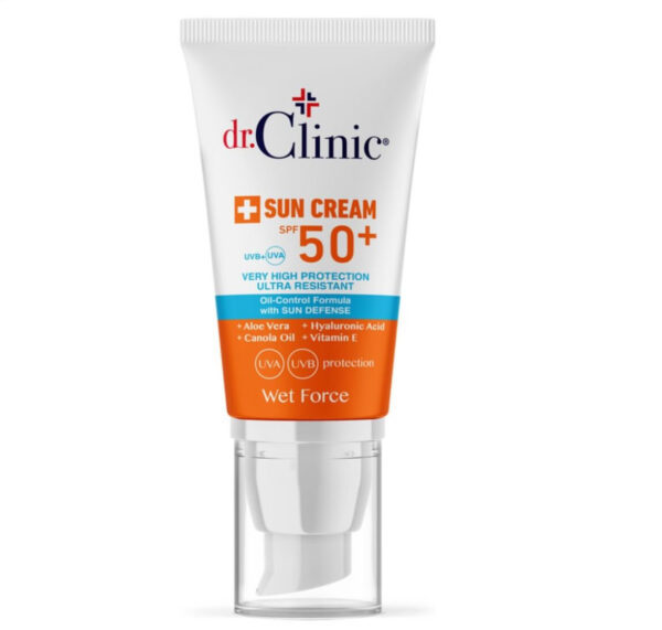 Dr.clinic sun cream spf50 oil control دوكتور كلينيك واقي شمس لبشرة الجافة والمختلطة