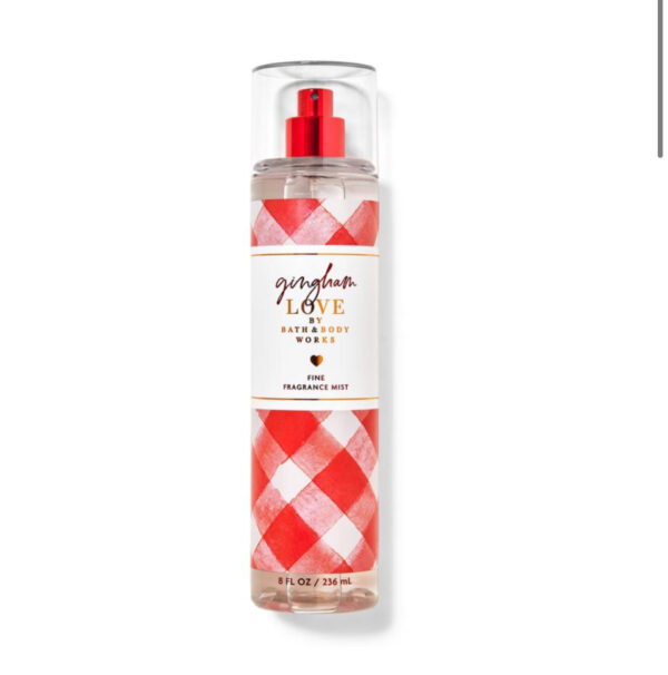 bath and body works gingham love mist باث اند بادي مست للجسم